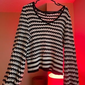 Bell sleeve sweater